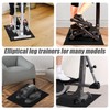 Anti-Slip Mat for Ellipse Leg Exercise Machine, 23.54x21.57 Inches Stable