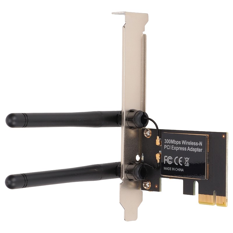 PCIe WIFI Card 11N Technology 2 Gain Antennas 802.11b/g/n 300Mbps