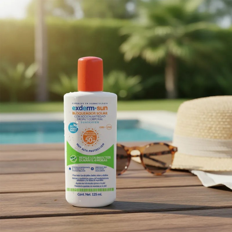 Exderm Sun Foto Protector Con Repelente Insectos Fps 50