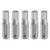 sourcing map 5pcs H5.0 Hex Screwdriver Bit 1/4" Hex Shank
