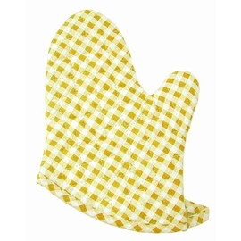 Phoenix チェックオーブンミット イエロー S