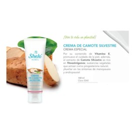 Crema De Camote Silvestre Sheló Nabel Hormonas Y Vitamina E Tipo de envase Tubo