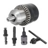 Bestgle 1.5-13mm Capacity Drill Chuck Adapter Mount 1/2-20UNF Air Impact
