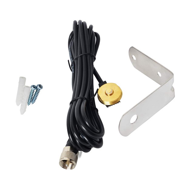 HYS NMO Antenna Mount with 4m (13.1ft) RG58 Cable with