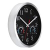 Ziprote Radio-Controlled Wall Clock, Radio-Controlled Wall Clock with Temperature Display