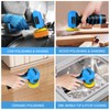Cordless Sander, 3" Mini Buffer Polisher for Car Detailing, 2Pcs