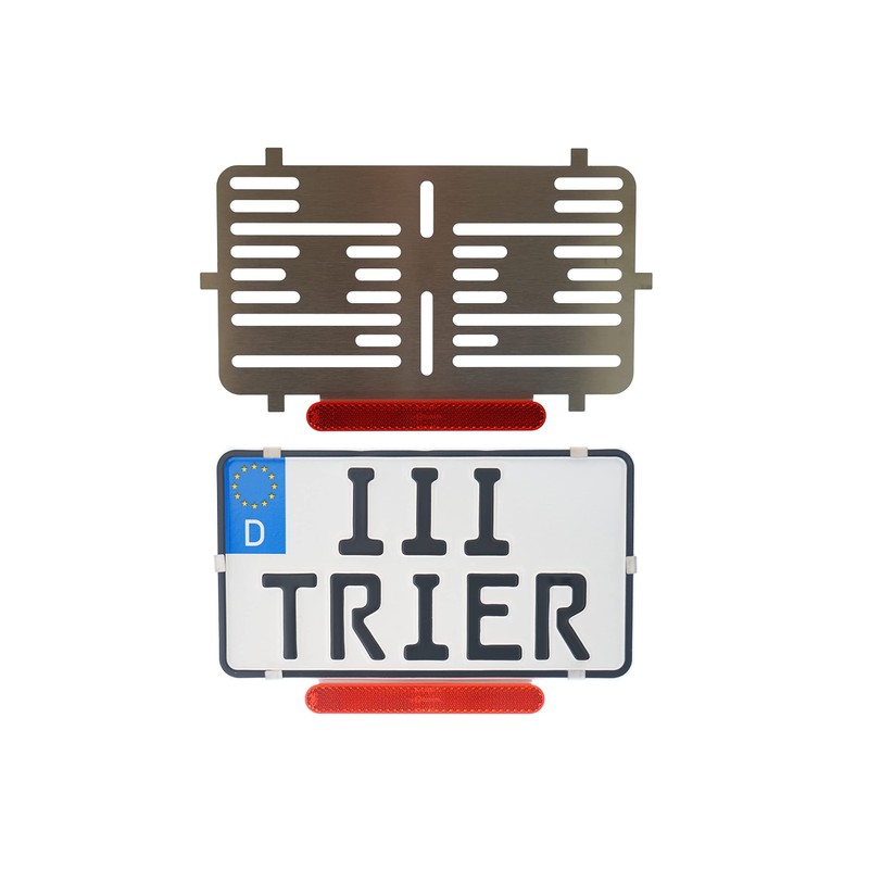 3D Carbon Design 1 x License Plate Holder 240 x