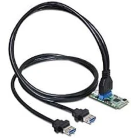 Delock MiniPCIe I/O Module with Full Size 1x 19 Pin USB 3.0 Header