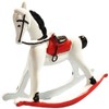 Melody Jane Dolls House White Rocking Horse Miniature Nursery Toy