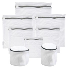 Mesh Laundry Bags Set, 8 Delicates Laundry Bags For Washing Machine, Washing Machine Bags For Delicates With Different Sizes, Ideal For T-Shirts, Sweaters, Coats, Bed Sheets, Bras