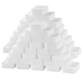 Extra Large Eraser Sponge,50 Pack Extra Thick, Long Lasting, Multi-Purpose Scrubber Foam Cleaning Pads,Magic Sponge Eraser Sponge for Bathtub, Floor, Baseboard (3.93 x 2.75 x 1.18 in)