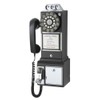 Crosley CR56-BK 1950's Payphone with Push Button Technology, Black