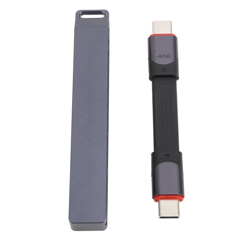 USB 4.0 Cable Fast Charging 40Gbps Flat Short PD60W Type