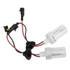 2Pcs Headlight Xenon Bulbs HID Lamp Replacement 100W 8000K H1