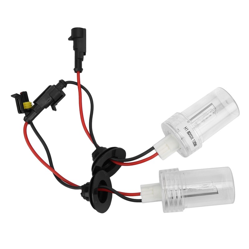 2Pcs Headlight Xenon Bulbs HID Lamp Replacement 100W 8000K H1