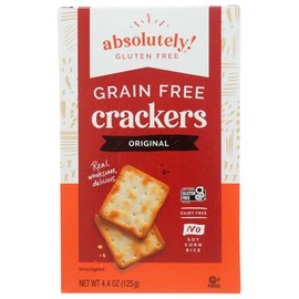 Absolutely Gluten Free All Natural Crackers Original -- 4.4 oz Pack of 2