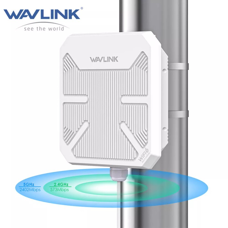 Wavlink 3000Mbps Outdoor WiFi6 Router Repeater WiFi Extender Mesh Wifi