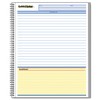 Mead Cambridge 06066 Side Bound Guided Business Notebook, QuickNotes, 11