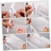 SHINEOFI 6 Pcs Expandable Clear Drawer Dividers Adjustable Organizers for