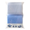 Medium Towel Towel Open Ready Tray (2, Clear Blue &