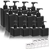 Amorettise 12 Pack Shampoo and Conditioner Dispenser Bottles, 8 Pack