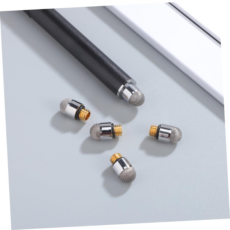 TEHAUX 5 Pcs Stylus Pen Replacement Tips Durable Conductive Mesh