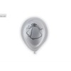 Unique Party 10" Latex Silver Wedding Bells LED Light Up
