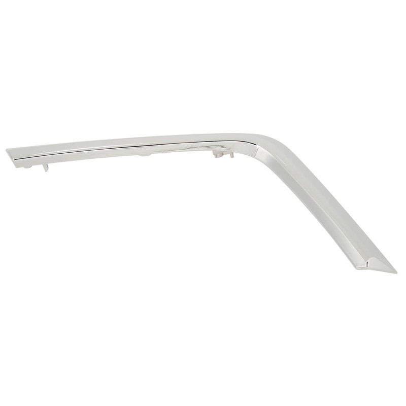 Front Bumper Lower Chrome Trim ABS Side Molding Strips Replacement