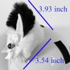 Lecherri Helmet Cat Ears Accessories 2PCs Reusable Design for Adults