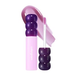 COLORGRAM FRUITY GLASS GLOSS 01 GRAPE BLACK | Non-Sticky Glossy Lip Tint with Glass-Like Shine | Long-Lasting Hydrating Lip Gloss for Smooth & Plump Lips