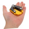 Gatuida Motorcycle Kickstand Pad Support Side Extension Plate for Enhanced