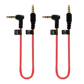 3.5mm TRS to TRRS Adapter Cable Audio Cable for Microphones, Smartphones and Audio Devices Gold Plated Contacts for Clear Audio Playback. Ideal for Recording, Podcasting, Video and Audio Applications