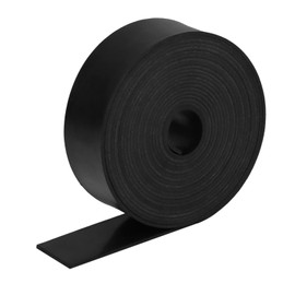 Neoprene Rubber Strips Solid Rubber Sheet for DIY Gasket, Warehouse, Pads, Seals, Weather Stripping, Crafts, Flooring (1In x 1/16In x 10Ft)