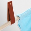 Vin Beauty 6 Pc Wall Hooks - Leather Wall Hanging