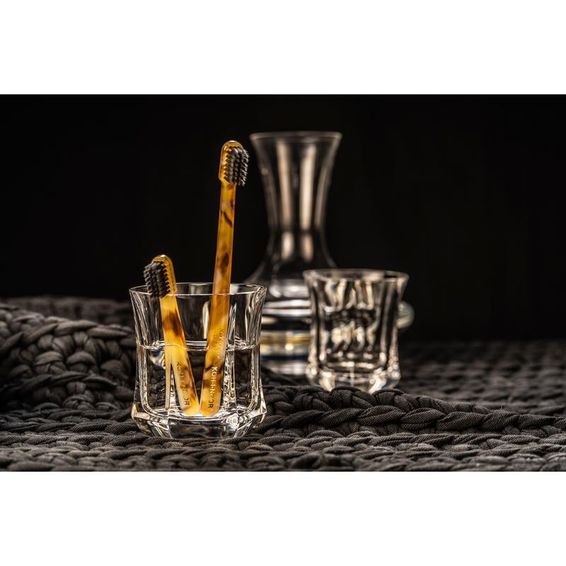 Coccola Toothbrush with Natural Bristles - Medium - Color: Classic