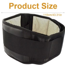 TNSRAY Back Brace Relieves Back, Back Strap, Breathable Back Support Belt, Heat Belt, Back Brace for Men and Women, Anti-Sweat Kidney Belt, Back Support, Lumbar Support, 110 cm