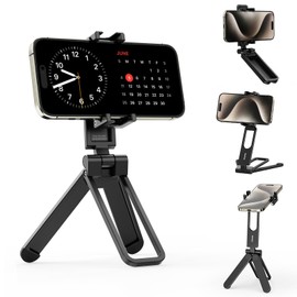 Ulanzi MA26 Smart Phone Tripod, Mini Tripod, All Metal, Stand & Handheld Mode, 360 Degree Rotation, Selfie Stick, Smartphone Stand, Portable Stand, Stable, Lightweight, Foldable, Convenient to Carry,