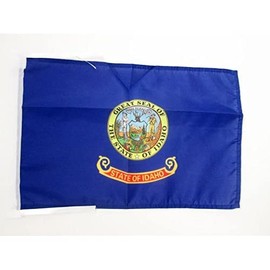 Idaho Flag 18'' x 12'' cords - US state of Idaho SMALL flags 30 x 45cm - Banner 18x12 in - AZ FLAG