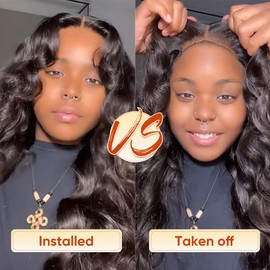 Zumuer Wear And Go Glueless Wig Human Hair Pre Plucked Pre Cut Body Wave Lace Front Wigs Human Hair For Beginners 4x4 HD Lace Closure Wigs Human Hair Wigs for Women with Baby Hair (30 Inch)