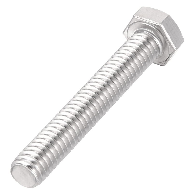 sourcing map 5/16-18x2" Hex Bolts 304 Stainless Steel Hexagon Screw