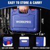 WORKPRO 20-Piece 1/2＂ Drive Deep Impact Socket Set, 6-Point, Cr-V
