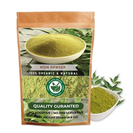 AYUSHKA ORGANIC Neem Powder (250gm|8.8 oz) |