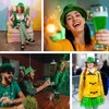 UTTPLL St. Patricks Day Irish Hat Green Sequin Fedoras Leprechaun