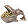 Elqater Whale Statue, Resin Whale Figurine Fun Candy Dish Key