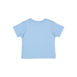RABBIT SKINS Infant 100% Cotton Jersey Short Sleeve Tee, Light Blue, 18 Months