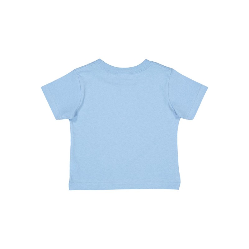 RABBIT SKINS Infant 100% Cotton Jersey Short Sleeve Tee, Light