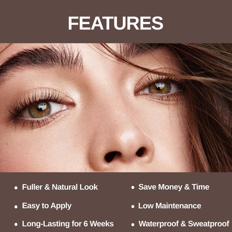 Lash Color Kit Eyelash Color Set Black with Natural Effects