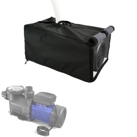 Bitubi Pool Pump Covers with Plush Lining,Heavy Duty Waterproof in/Above Ground Pool Pump Motor Enclosure Cover- Protects from Severe Snow and Intense Sun