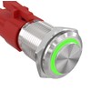 APIELE 16mm Latching Push Button Switch 12V On Off Stainless