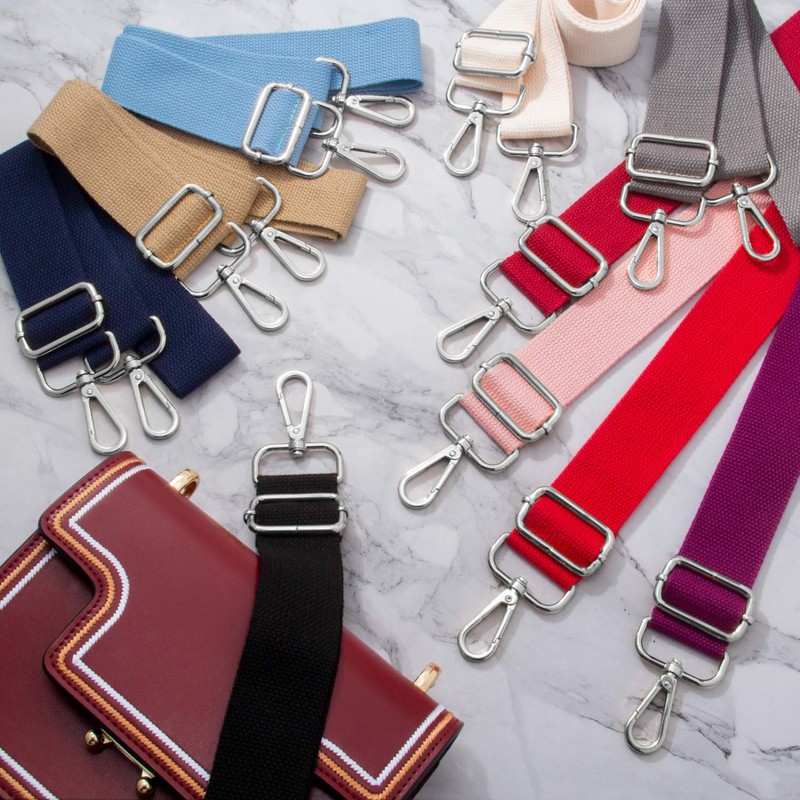 DEVPSISR Wide Shoulder Purse Strap Replacement Adjustable Belt Canvas Bag